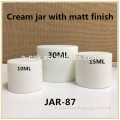 JAR-87 10ml 15ml 30ml Empty cream jar with matt finish